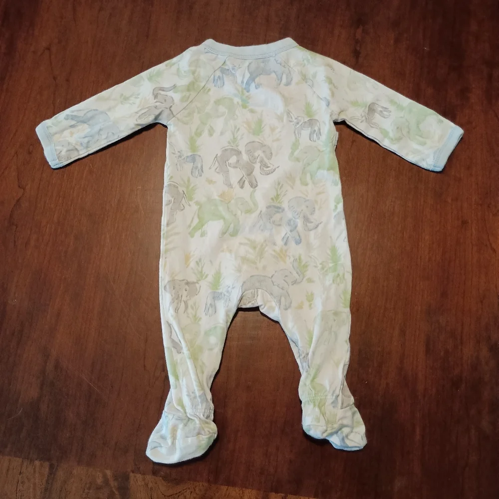 Burts Bees Baby Elephant Footie Pajamas